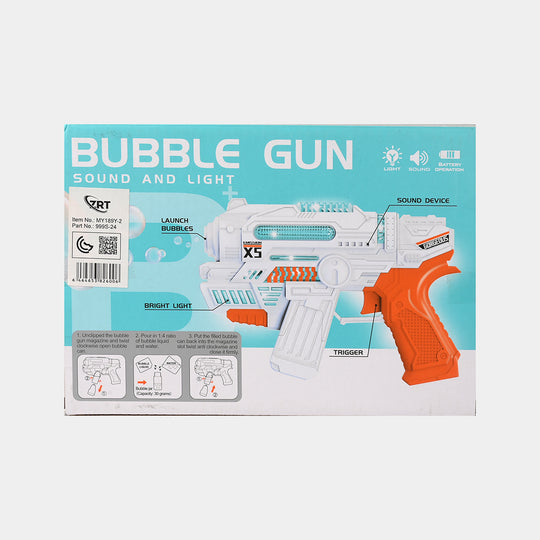 Bubble Blaster Toy With Sound & Light For Kids