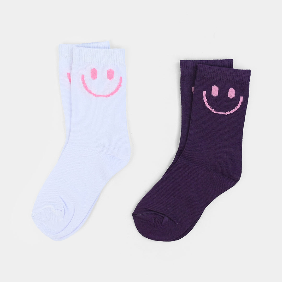 Infant Girls Socks Pack Of 2 Smile