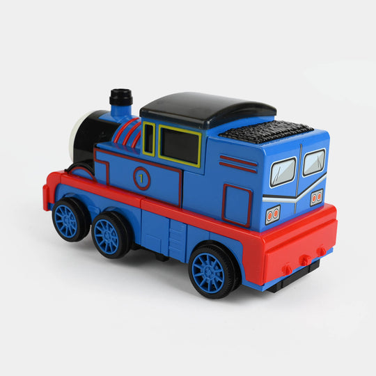 Train Transforming Robot Toy with Light & Sound