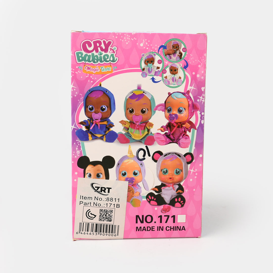 8 Inch Cry Baby Doll Toy