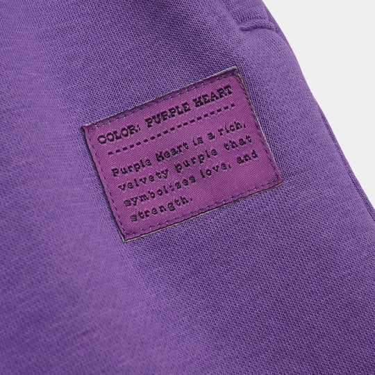 Girls Fleece Culotte Basic-Purple