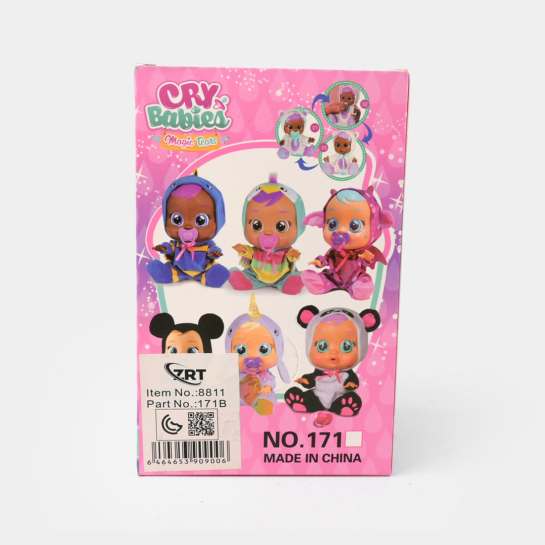 8 Inch Cry Baby Doll Toy