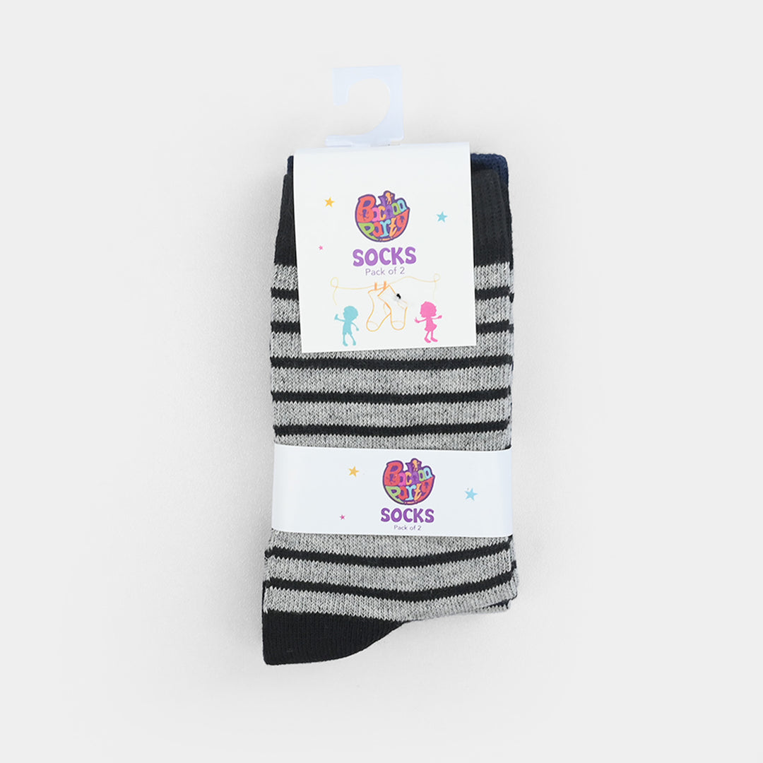 Boys Socks Pack Of 2 Striper