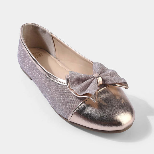 Girls Pumps AS-S01-CHAMPAGNE