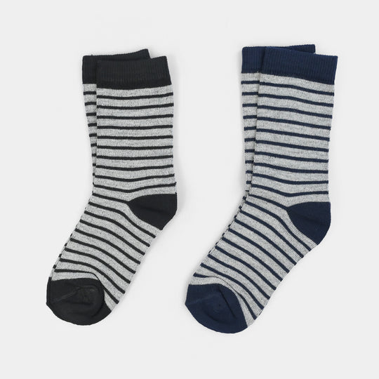 Boys Socks Pack Of 2 Striper