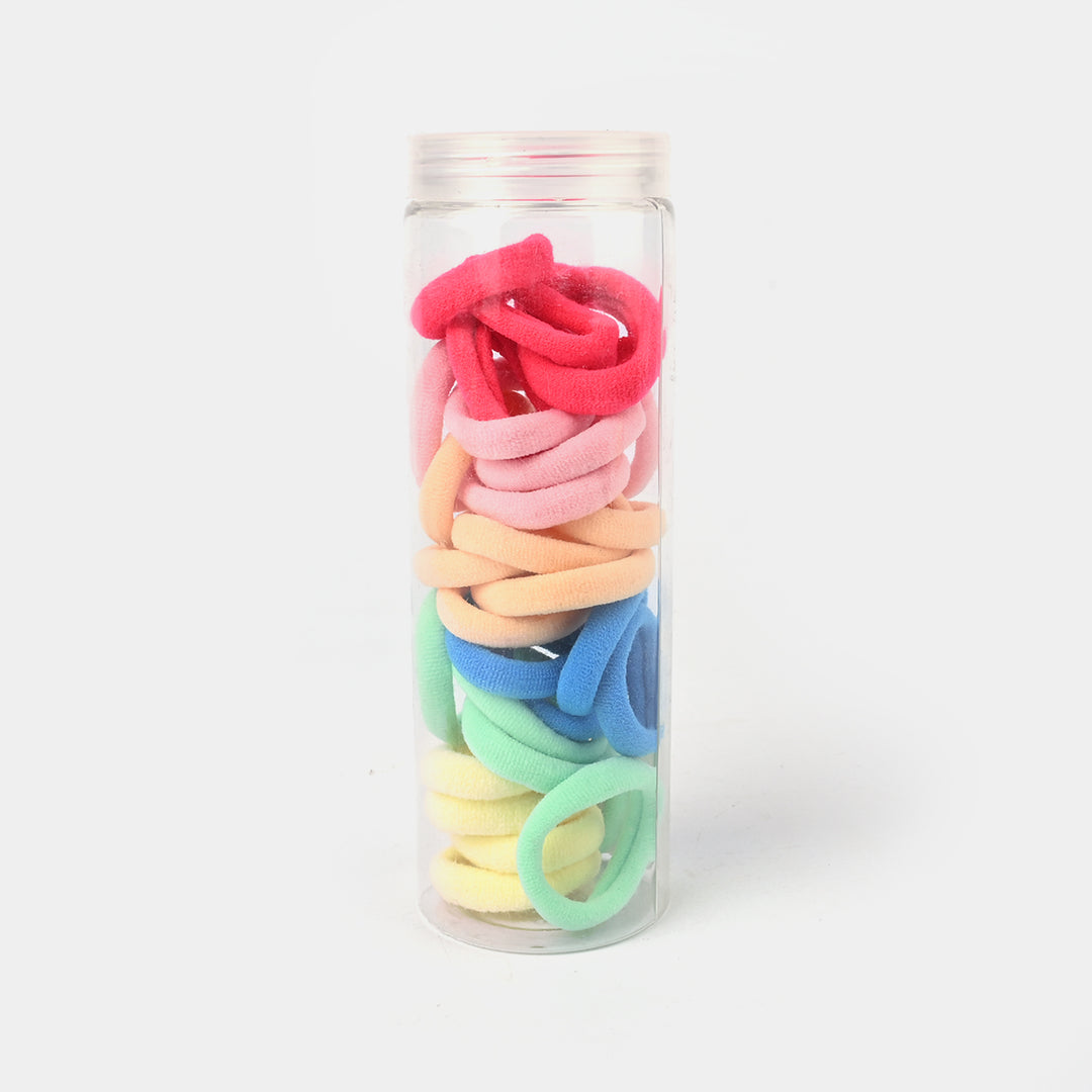 Girls Multicolor Hair Ties/Pony Set