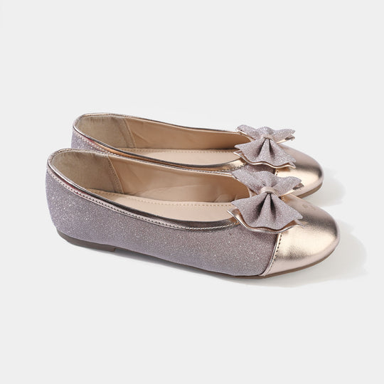 Girls Pumps AS-S01-CHAMPAGNE