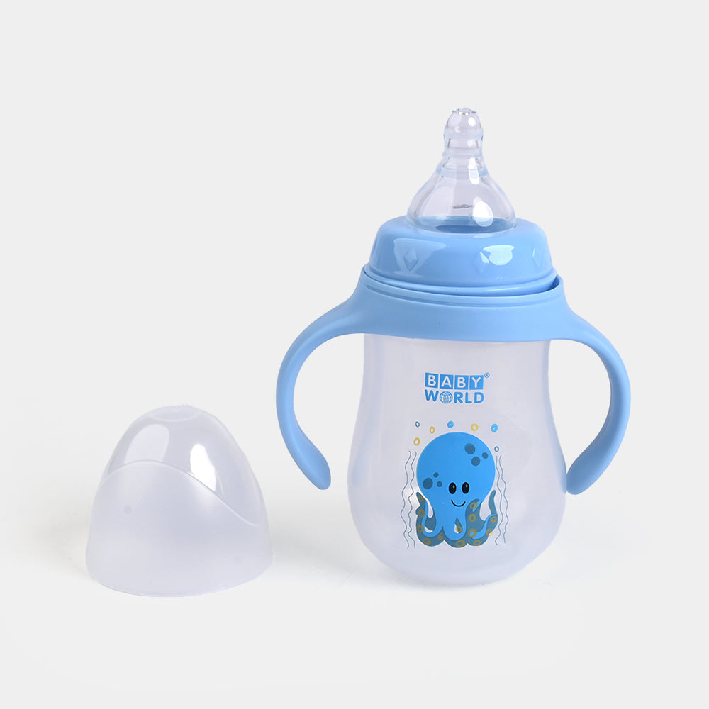 Wide Neck Bottle with Handle 240Ml | 2010 Blue