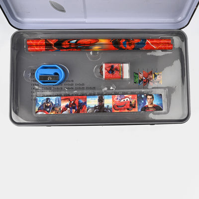 Stationary Pencil Box Metal For Kids