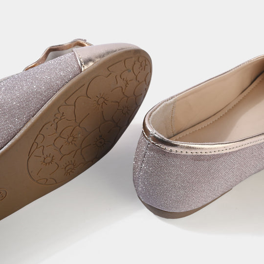 Girls Pumps AS-S01-CHAMPAGNE