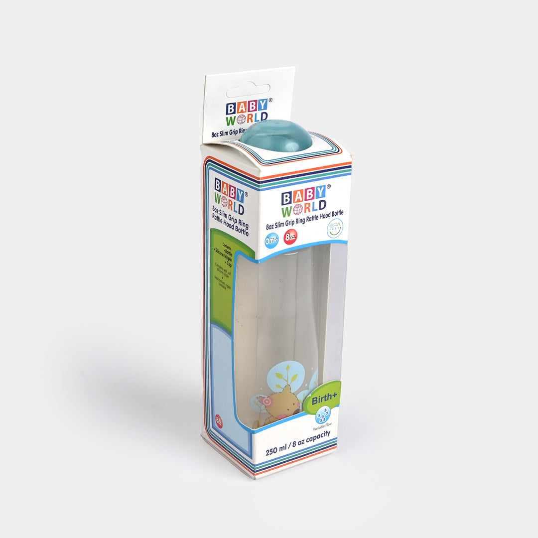 Slim Grip Ring Hood Bottle 8Oz 8044 Blue