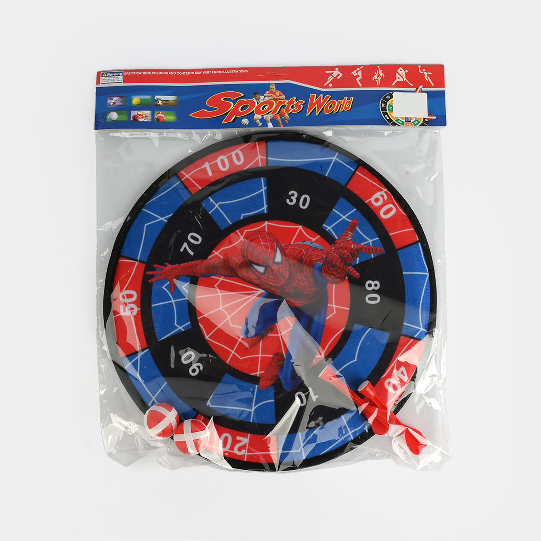 Superhero Target Game Set with Sticky Balls and Darts