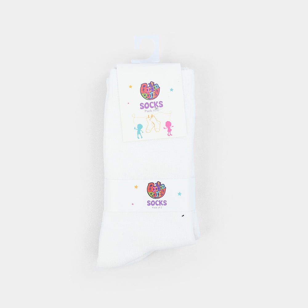 Socks Pack Of 2 Basic-White