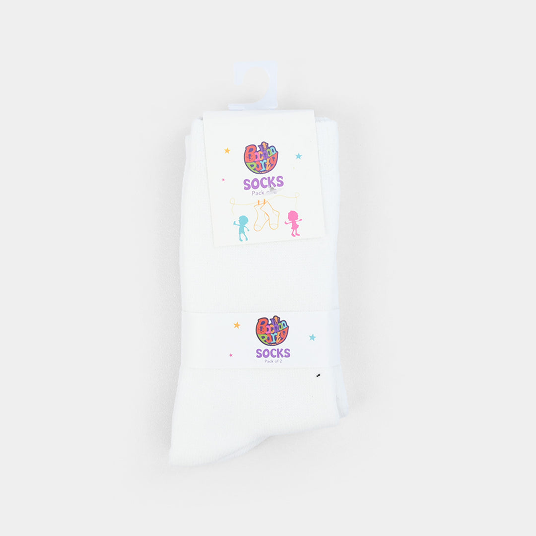 Socks Pack Of 2 Basic-White
