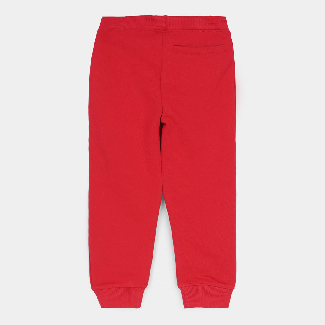 Boys Cotton Interlock Pajama The Future-C.Red