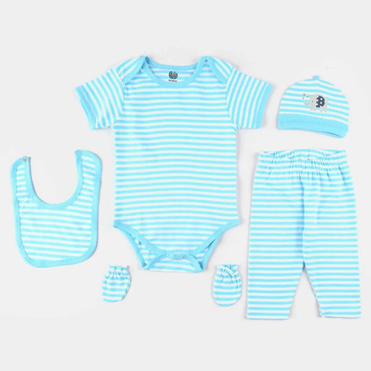 Infant Boys Cotton Interlock 5 Piece Set