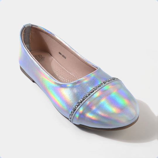 Girls Pumps MH-2233-SILVER
