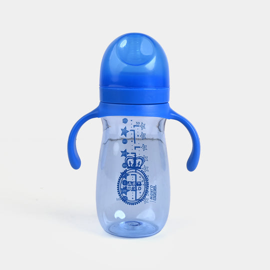 Tinted Wide Neck  Handle Bottle 10Oz 2046 Blue