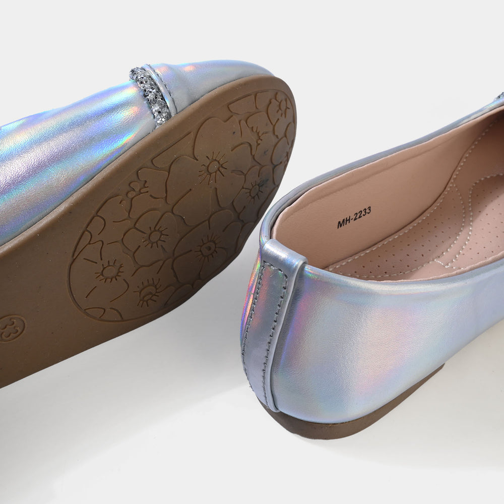 Girls Pumps MH-2233-SILVER