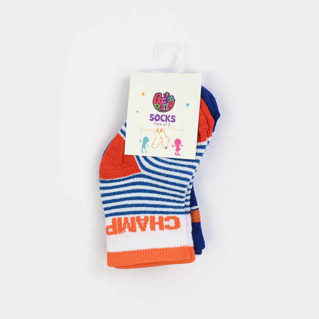 Infant Boys Socks Pack Of 2 Champ