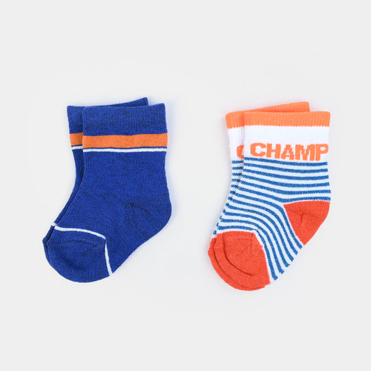 Infant Boys Socks Pack Of 2 Champ