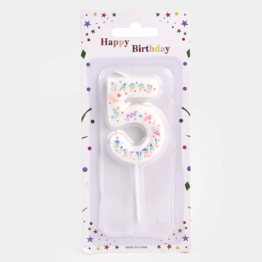 Party Number Candles Digital Cake Topper