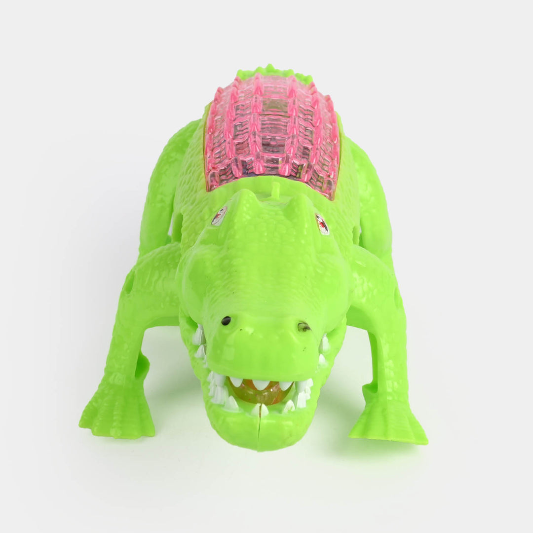 Light-Up Toy Crocodile with Sound