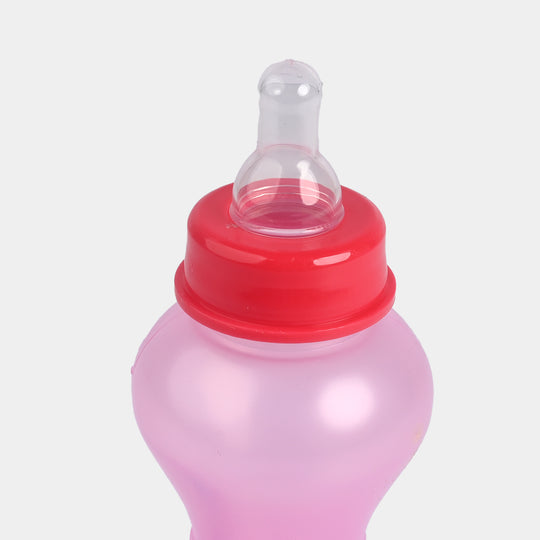 Feeding Bottle with Rattle Hood 8Oz 8042 Pink