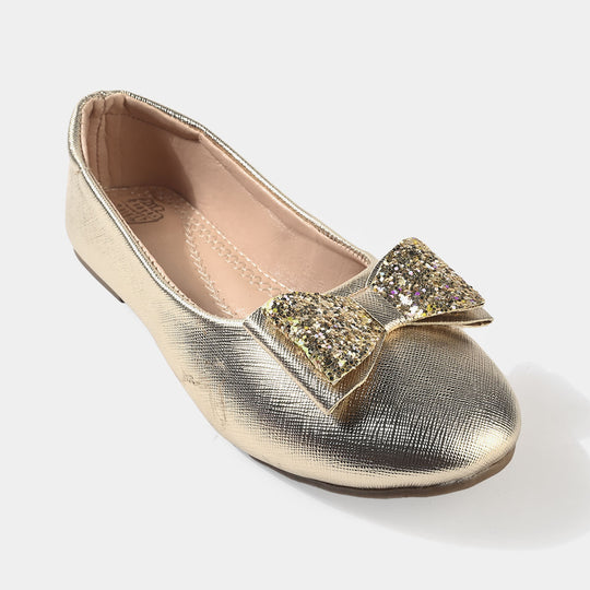 Girls Pumps 1359-Golden