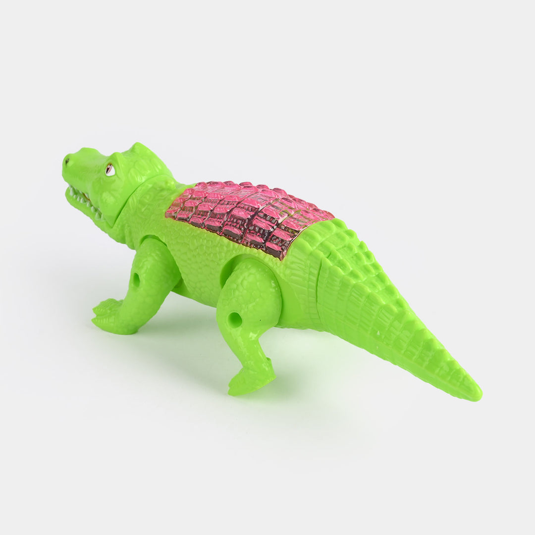 Light-Up Toy Crocodile with Sound
