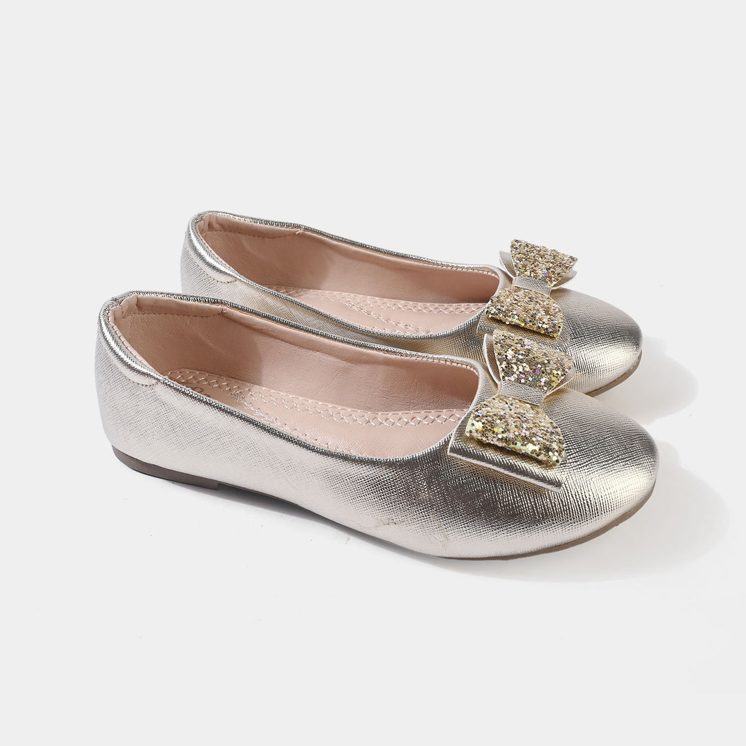 Girls Pumps 1359-Golden