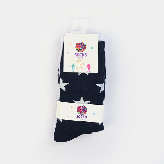 Boys Socks Pack Of 2 Stars