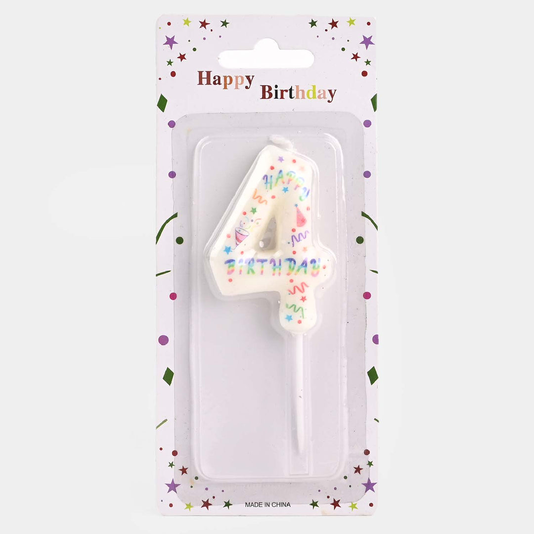 Party Number Candles Digital Cake Topper