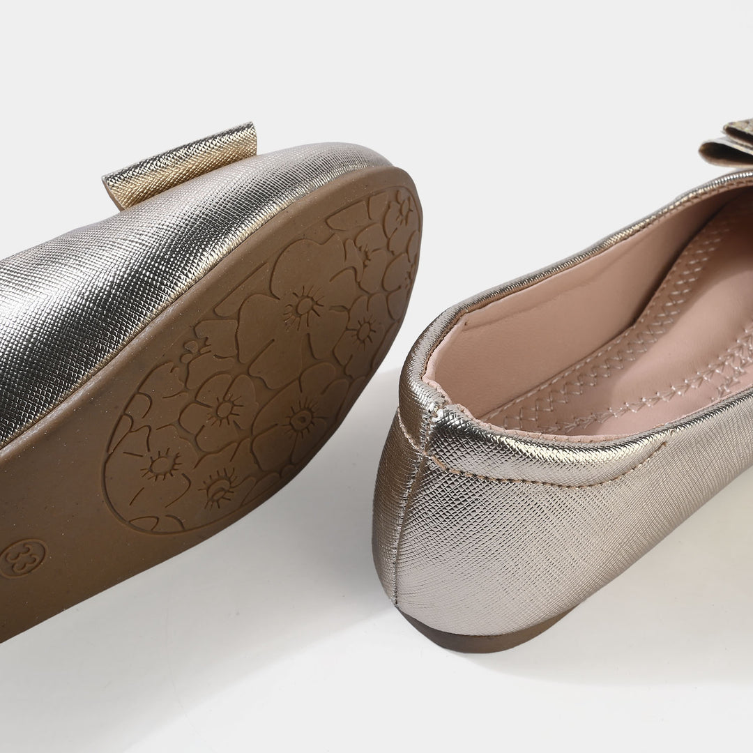 Girls Pumps 1359-Golden