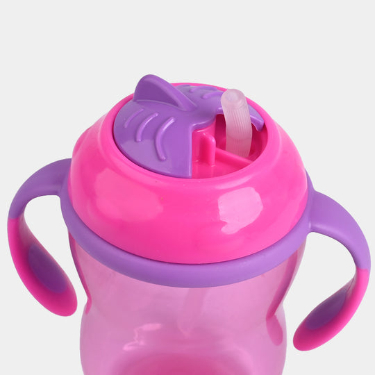 Infant Straw Lid Cup 8Oz 4040 Pink