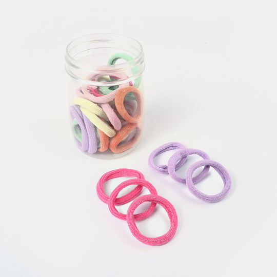 Girls Multicolor Hair Ties/Pony Set