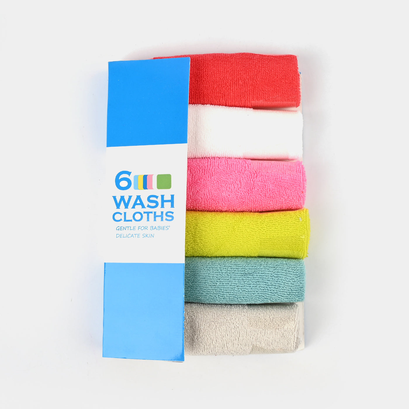 BP Baby 6 Pcs Washcloth Set