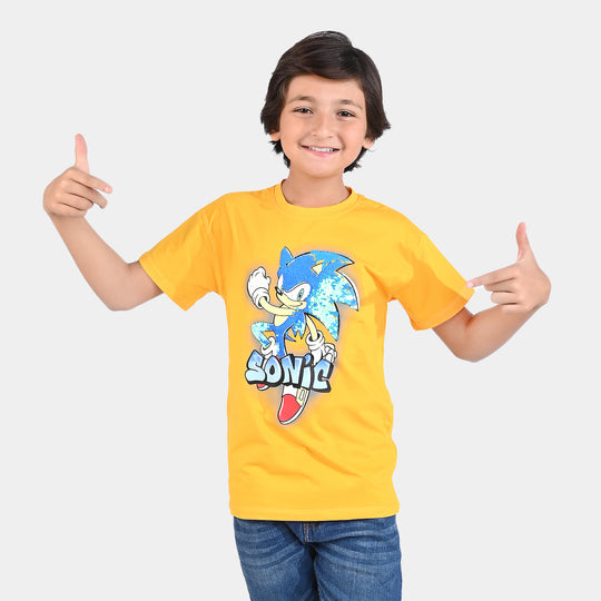 Boys Lycra Jersey T-Shirt Character-Citrus