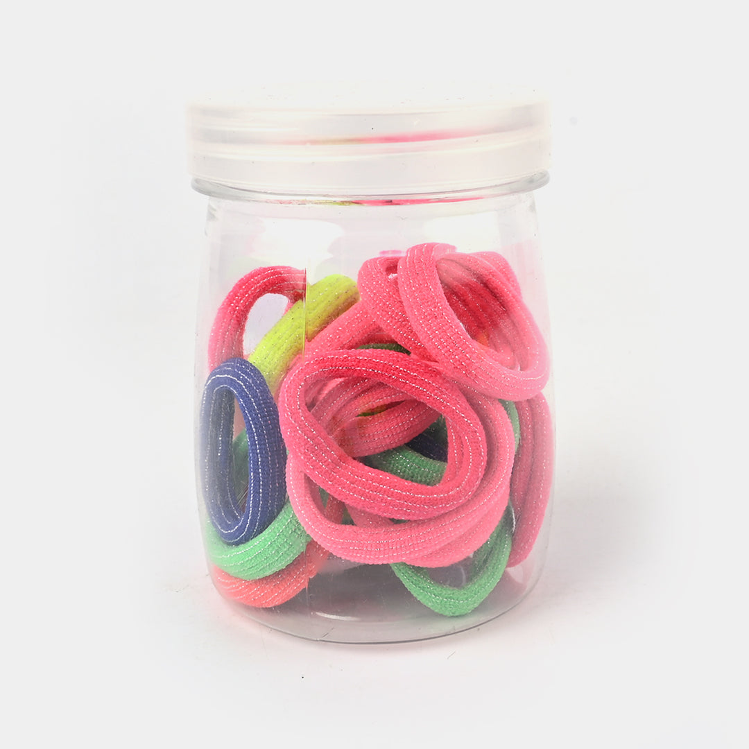 Girls Multicolor Hair Ties/Pony Set