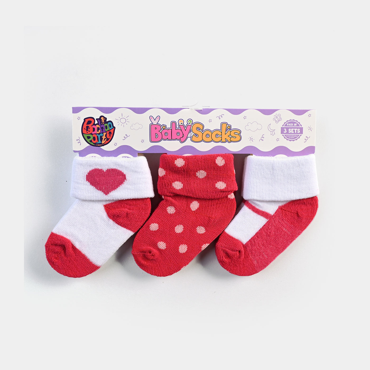 Infant Baby Socks 6-12M-3Pcs