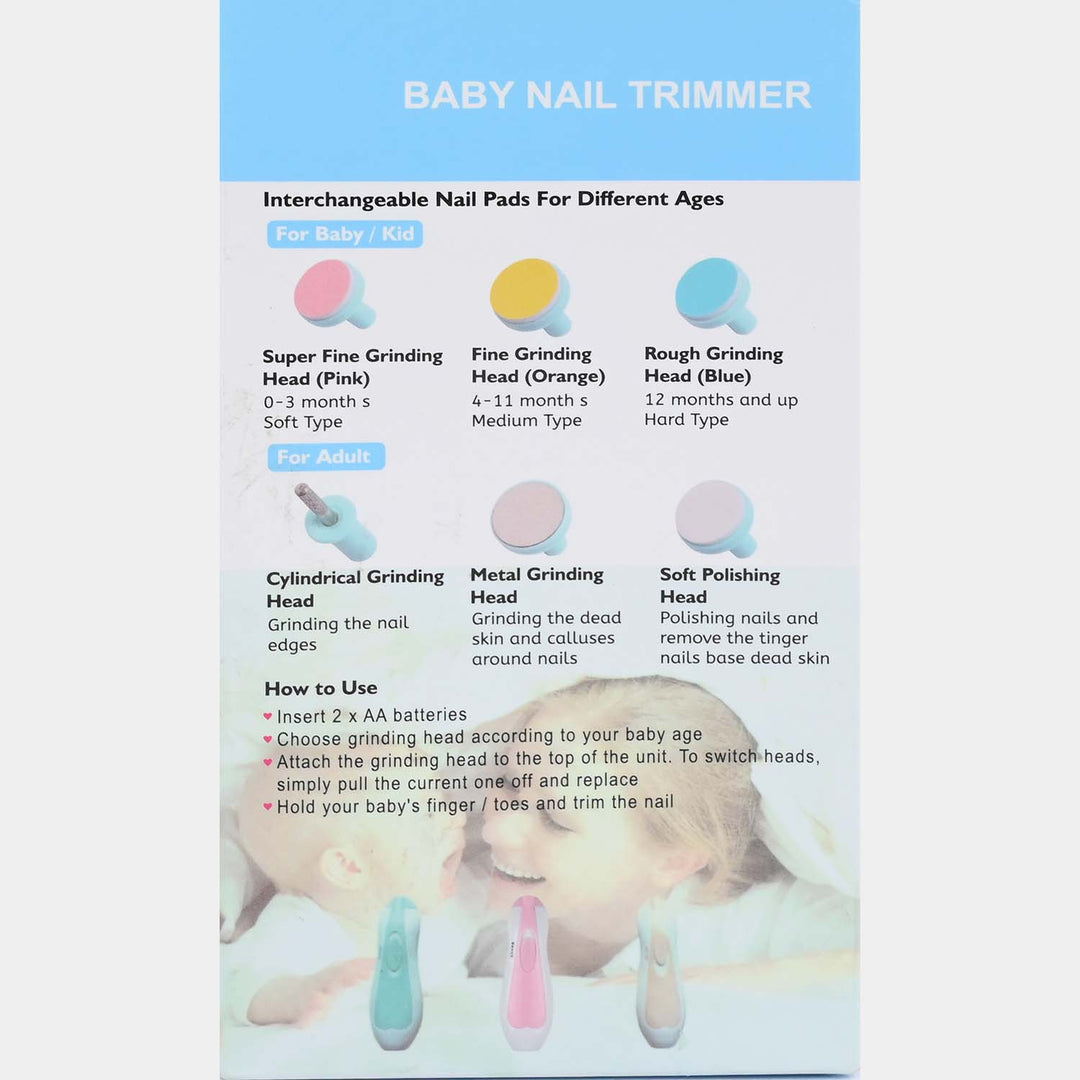 Gentle & Safe Electric Baby Nail Trimmer Kit