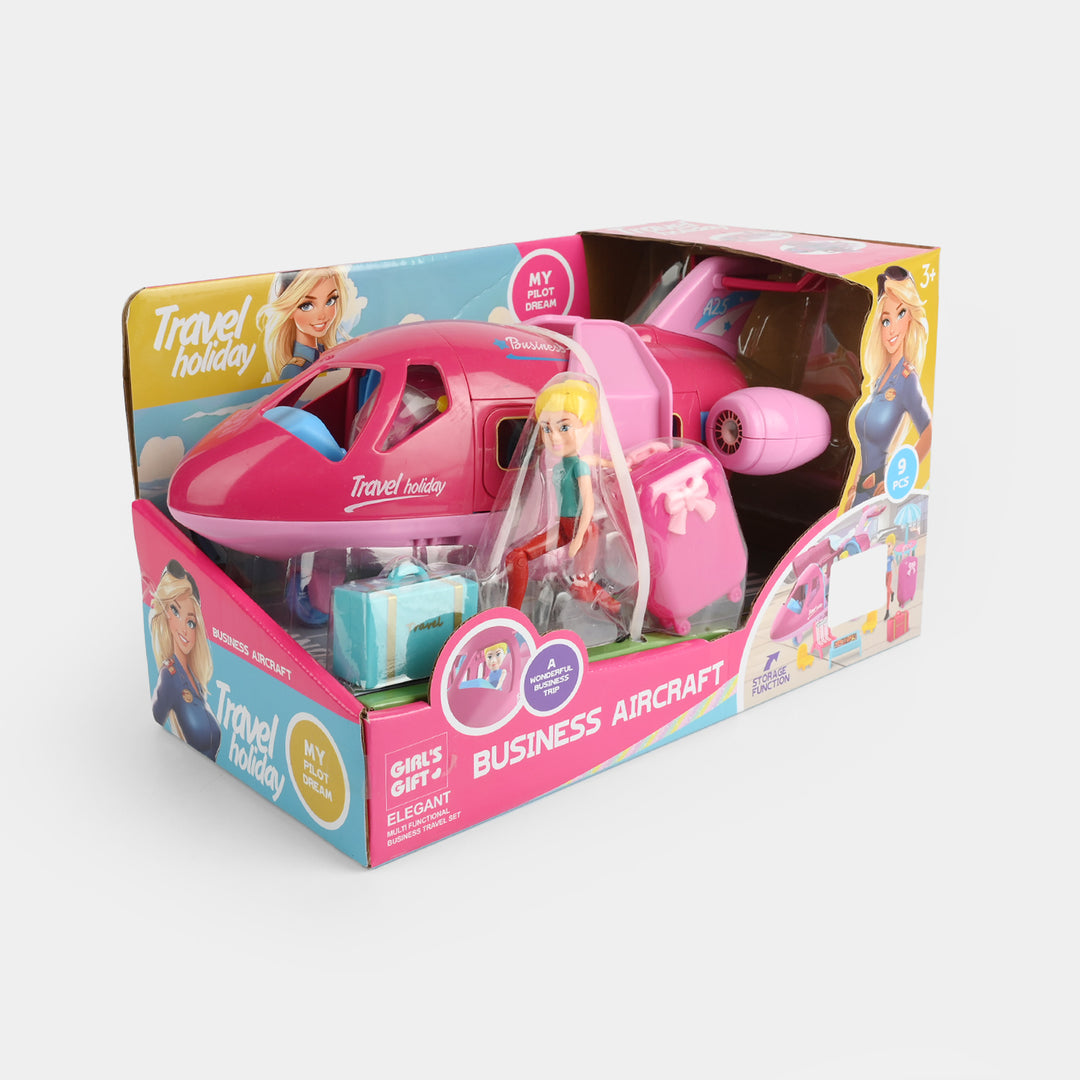 Multi-Functional Business Aircraft Travel Playset
