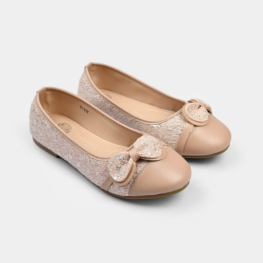 Girls Pumps 11-117-Peach