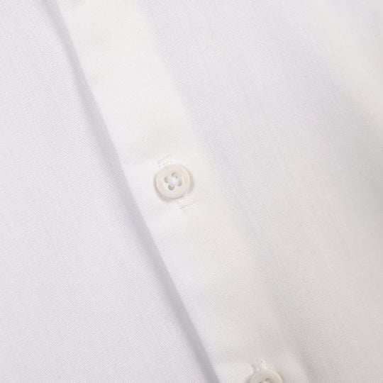 Infant Boys Cotton Poplin Formal Shirt (White)