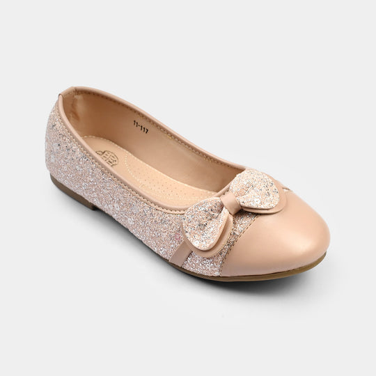 Girls Pumps 11-117-Peach
