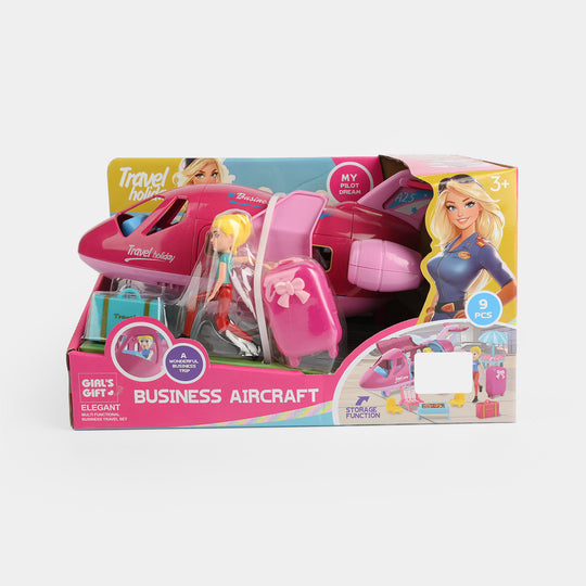 Multi-Functional Business Aircraft Travel Playset