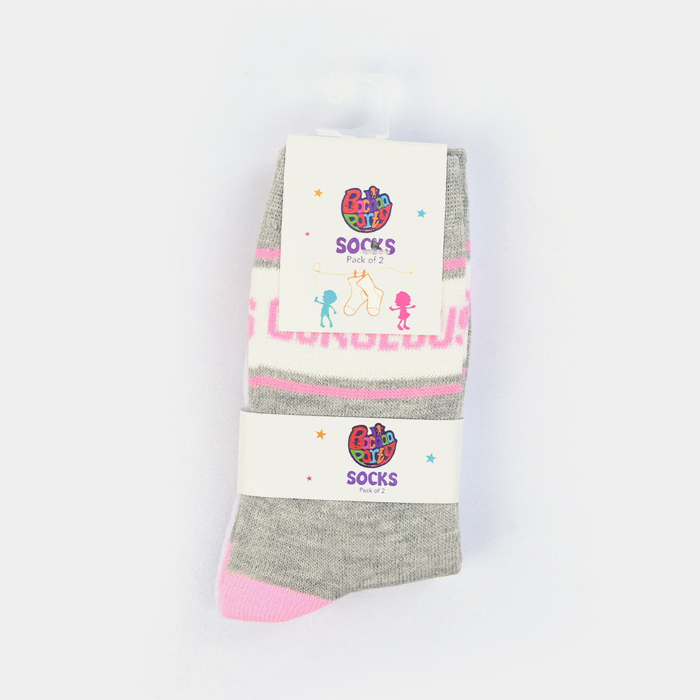 Girls Socks Pack Of 2 Gorgeous