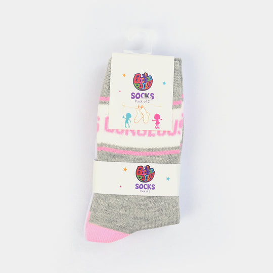 Girls Socks Pack Of 2 Gorgeous