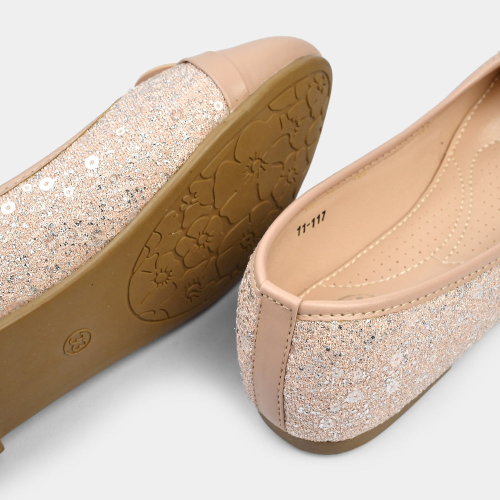 Girls Pumps 11-117-Peach