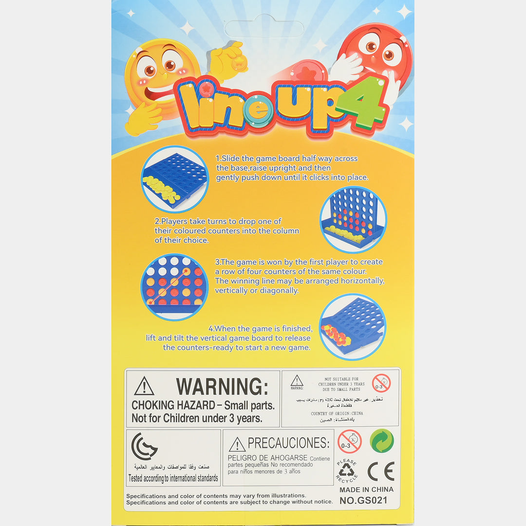Line Up 4 Vertical Board Game